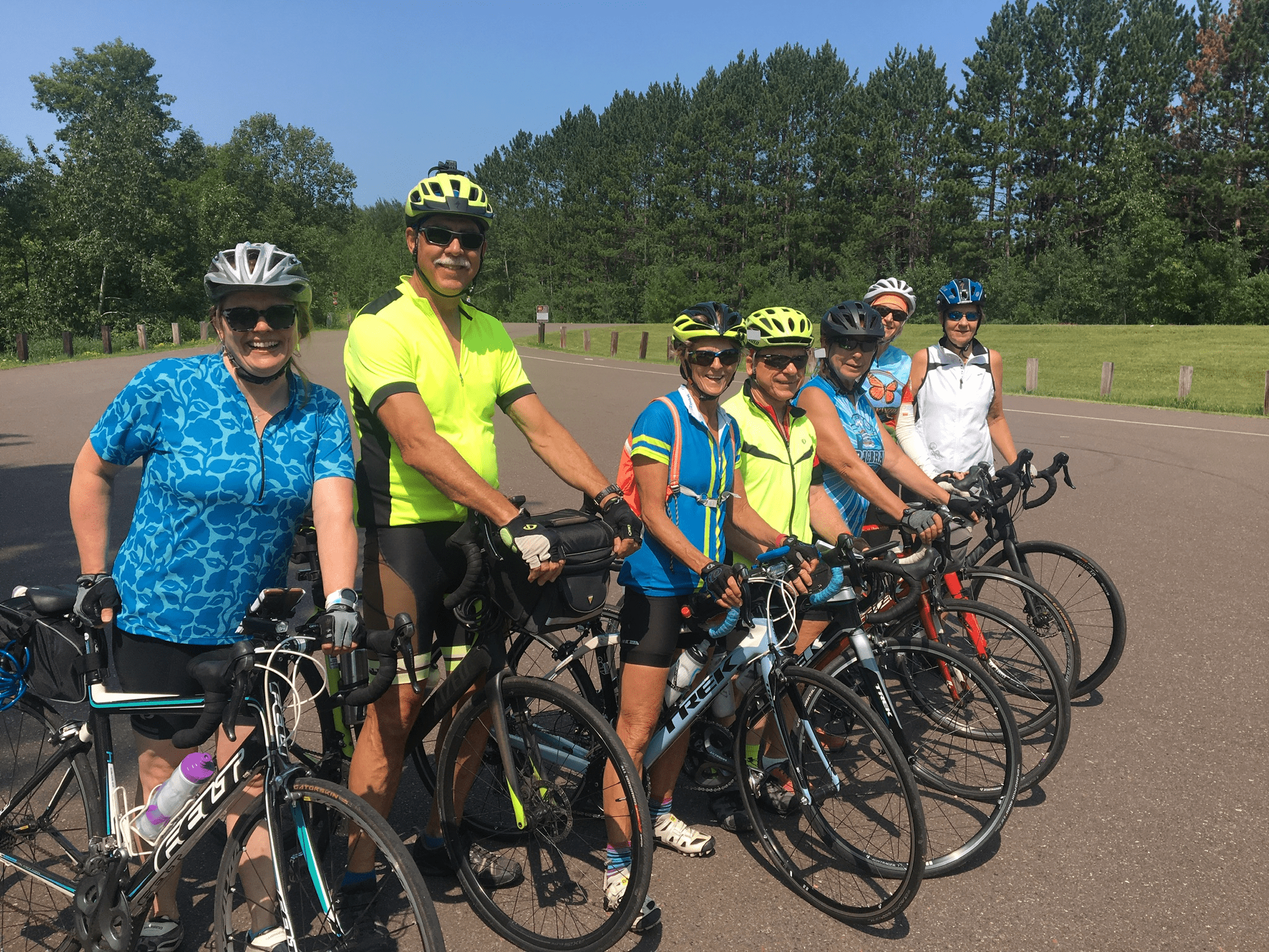 Riders on a sunny day